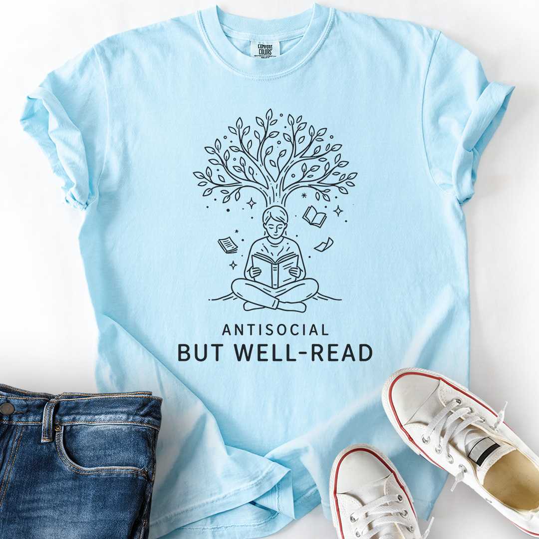 Antisocial Well-Read T-Shirt