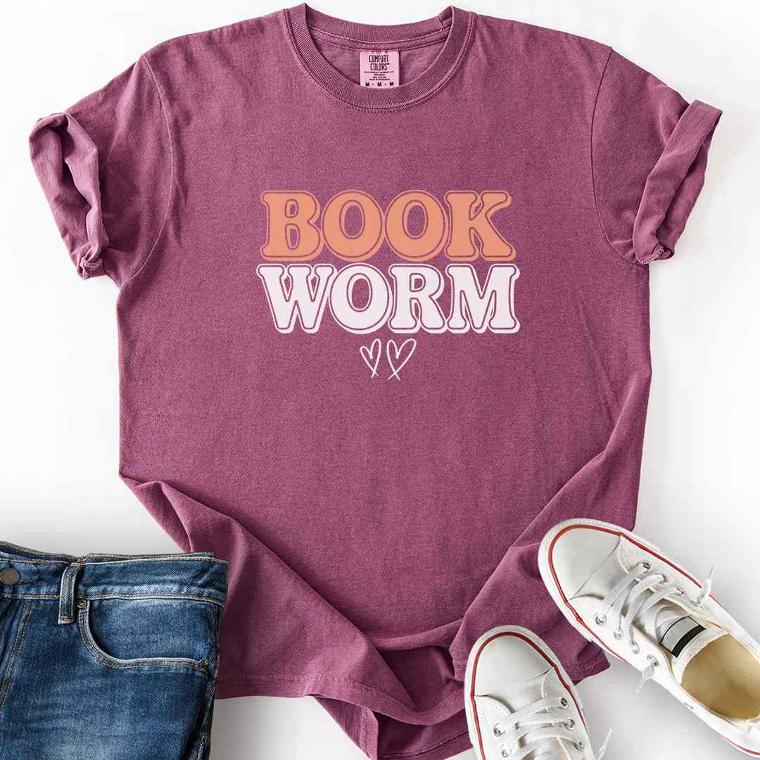 Book Worm Retro T-Shirt