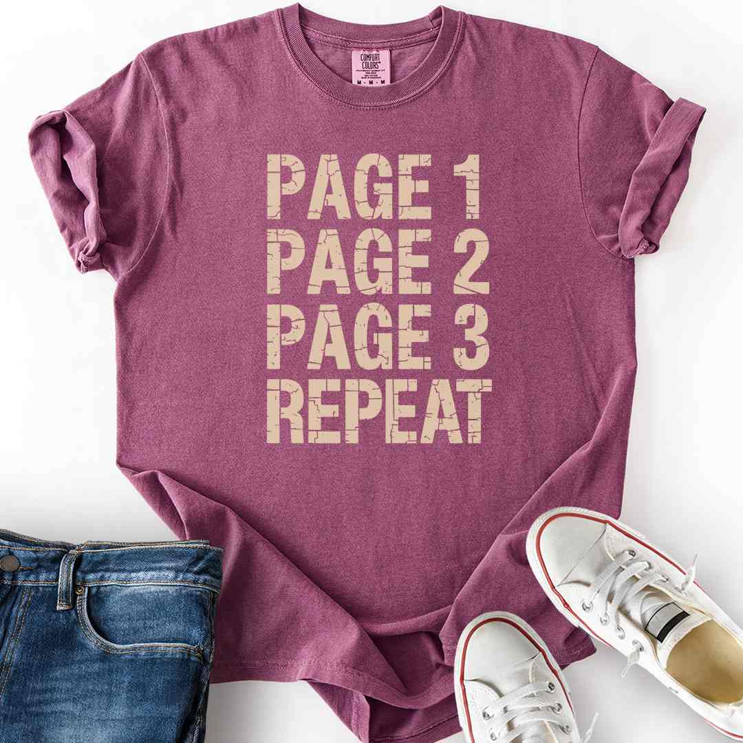 Page 1 2 3 Repeat T-Shirt
