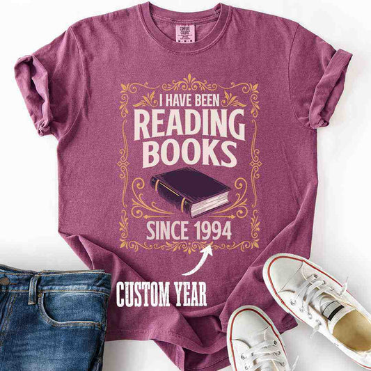 Personalized Reading Since YEAR T-Shirt