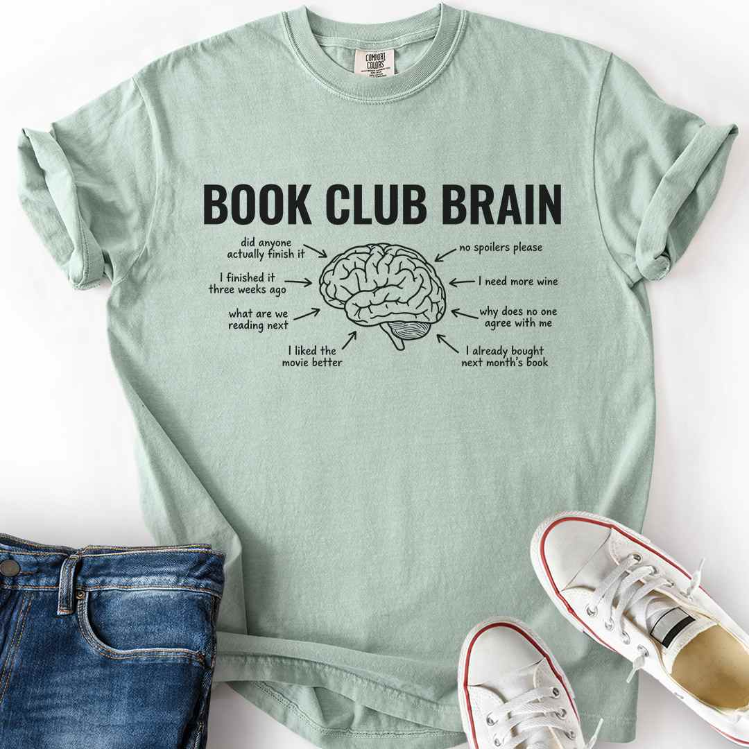 Book Club Brain T-Shirt