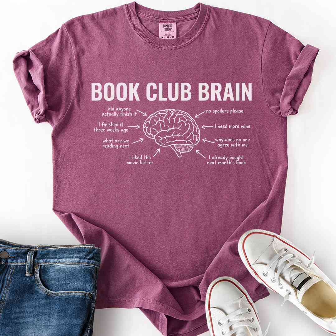 Book Club Brain T-Shirt