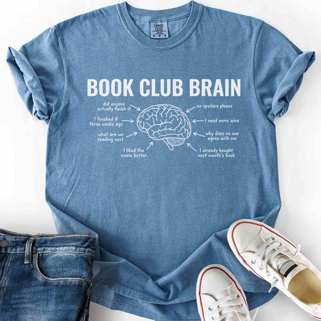 Book Club Brain T-Shirt