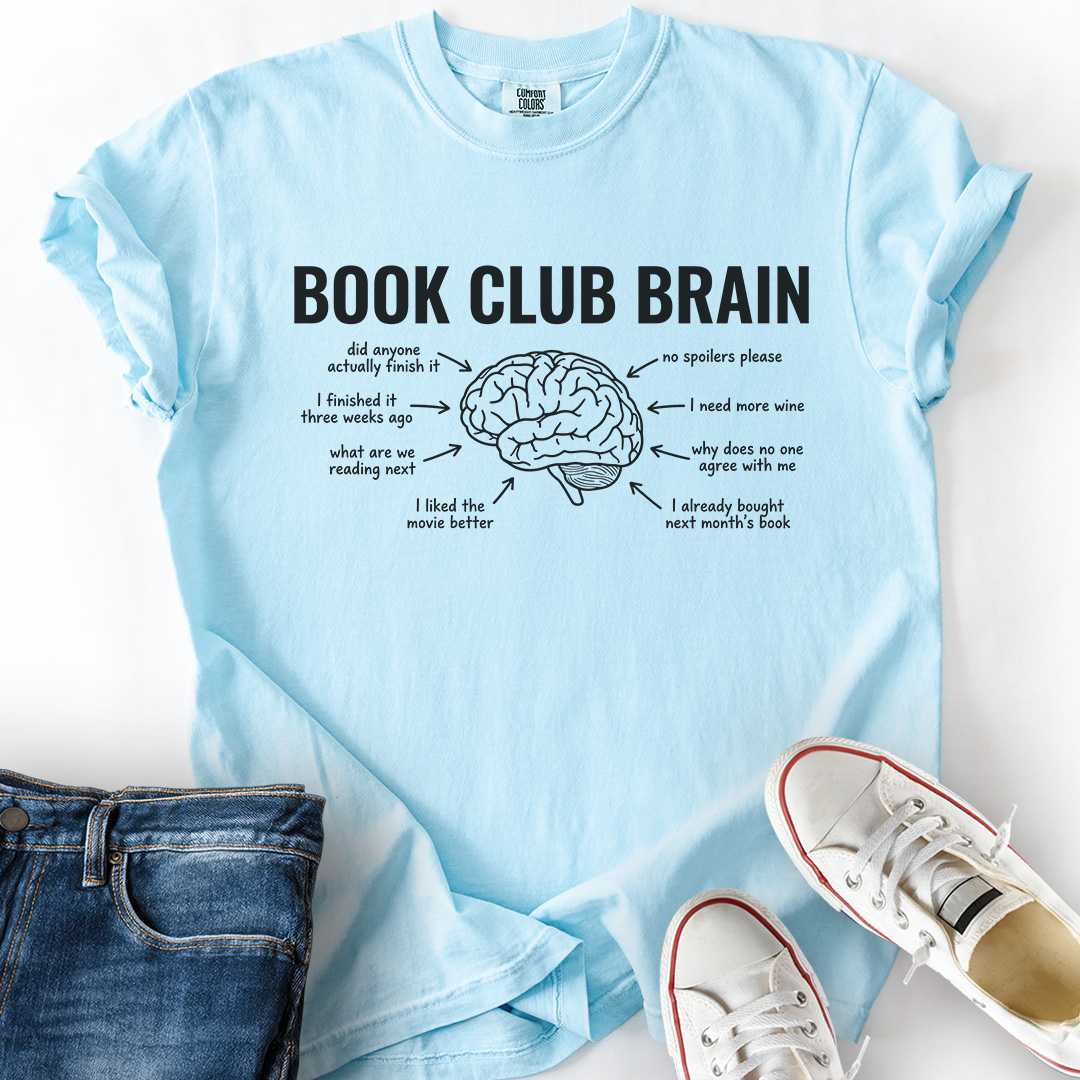 Book Club Brain T-Shirt