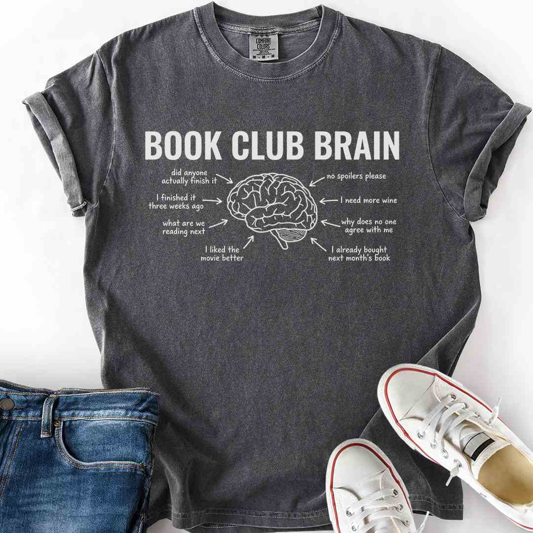 Book Club Brain T-Shirt