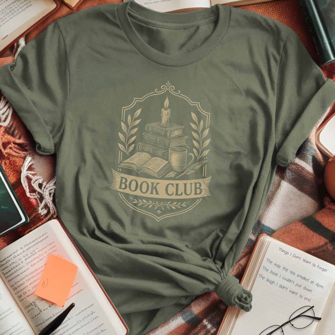 Book Club Emblem T-Shirt