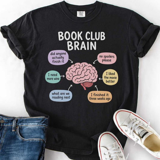 Book Club Brain T-Shirt
