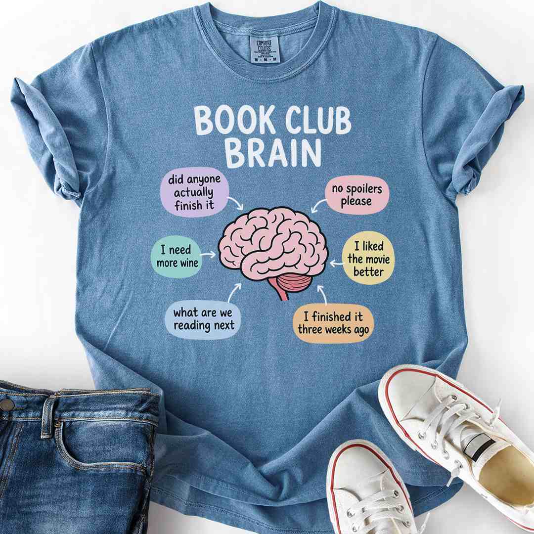 Book Club Brain T-Shirt