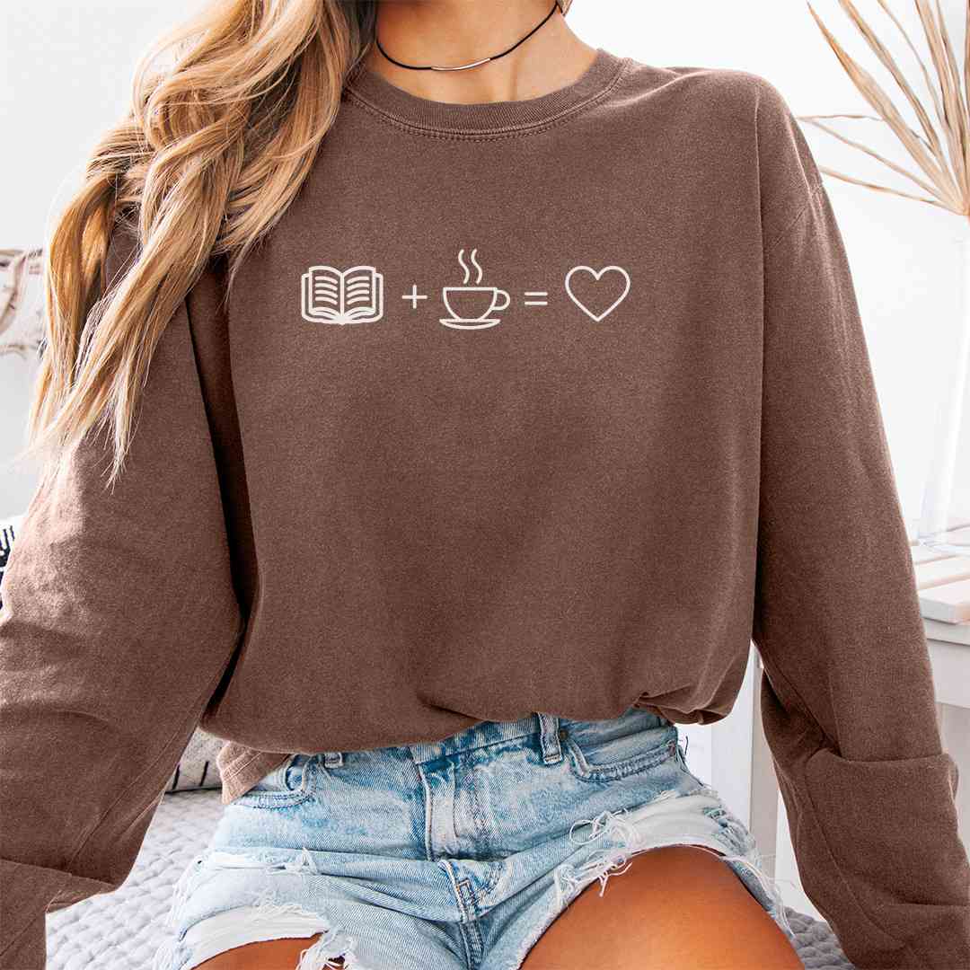 Book Coffee Love Long Sleeve Shirt