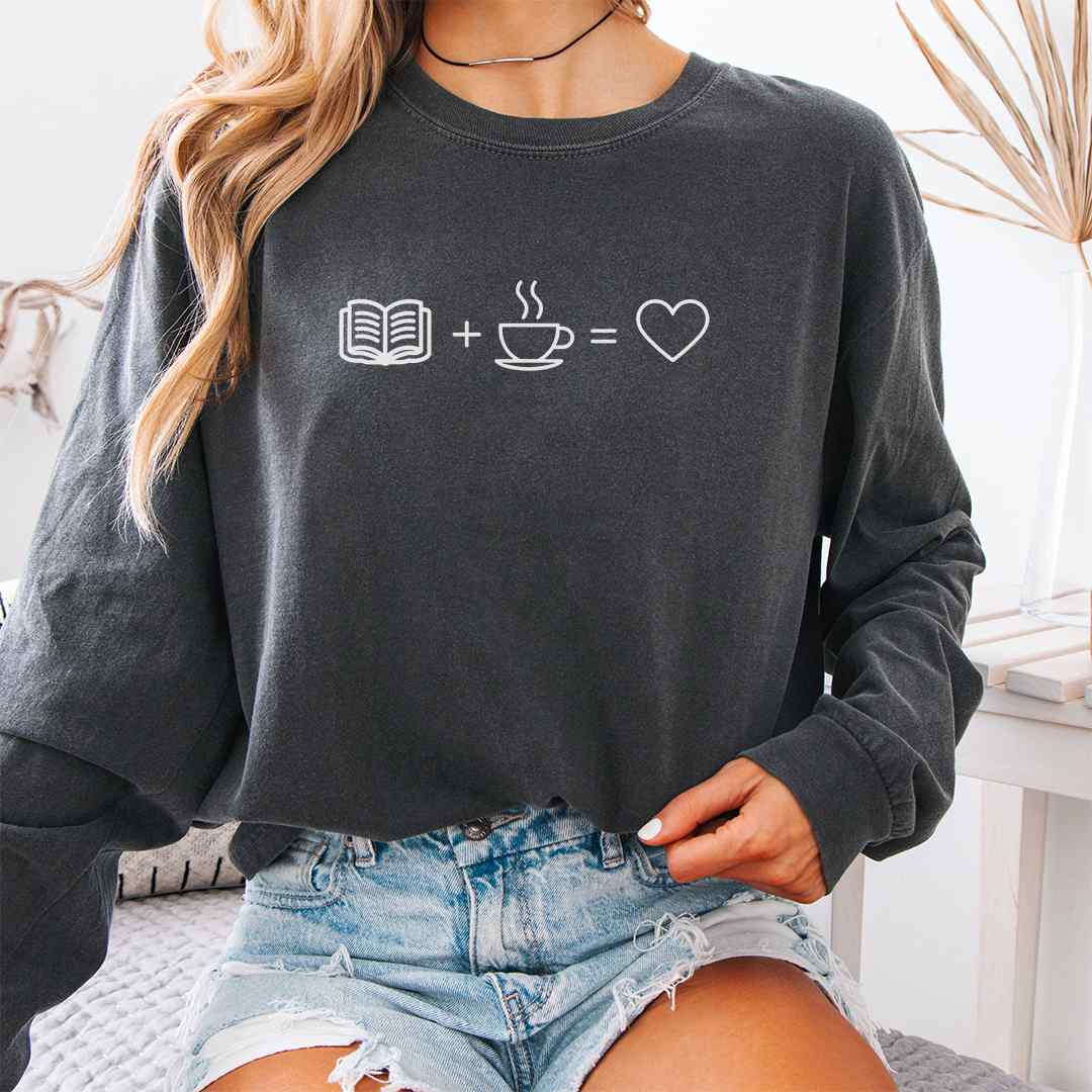Book Coffee Love Long Sleeve Shirt