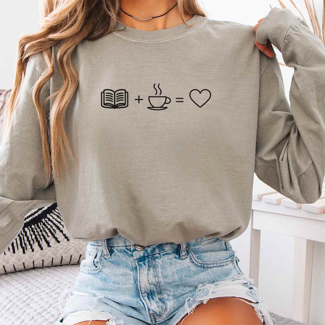 Book Coffee Love Long Sleeve Shirt