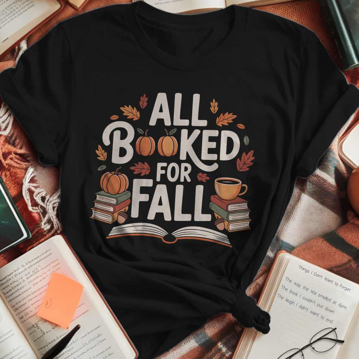 All Booked For Fall T-Shirt