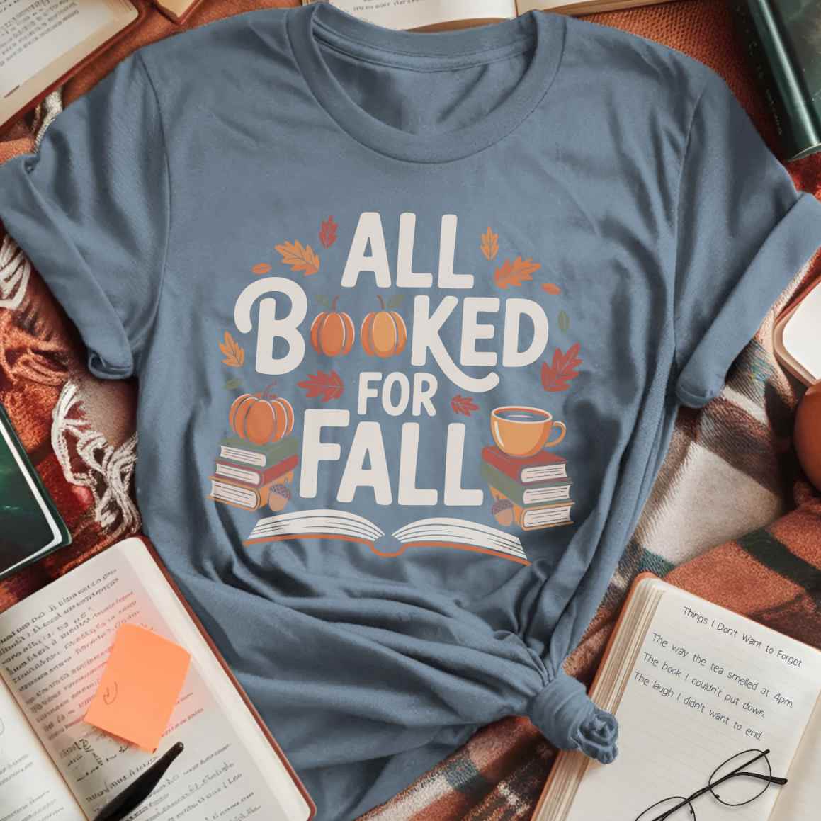 All Booked For Fall T-Shirt