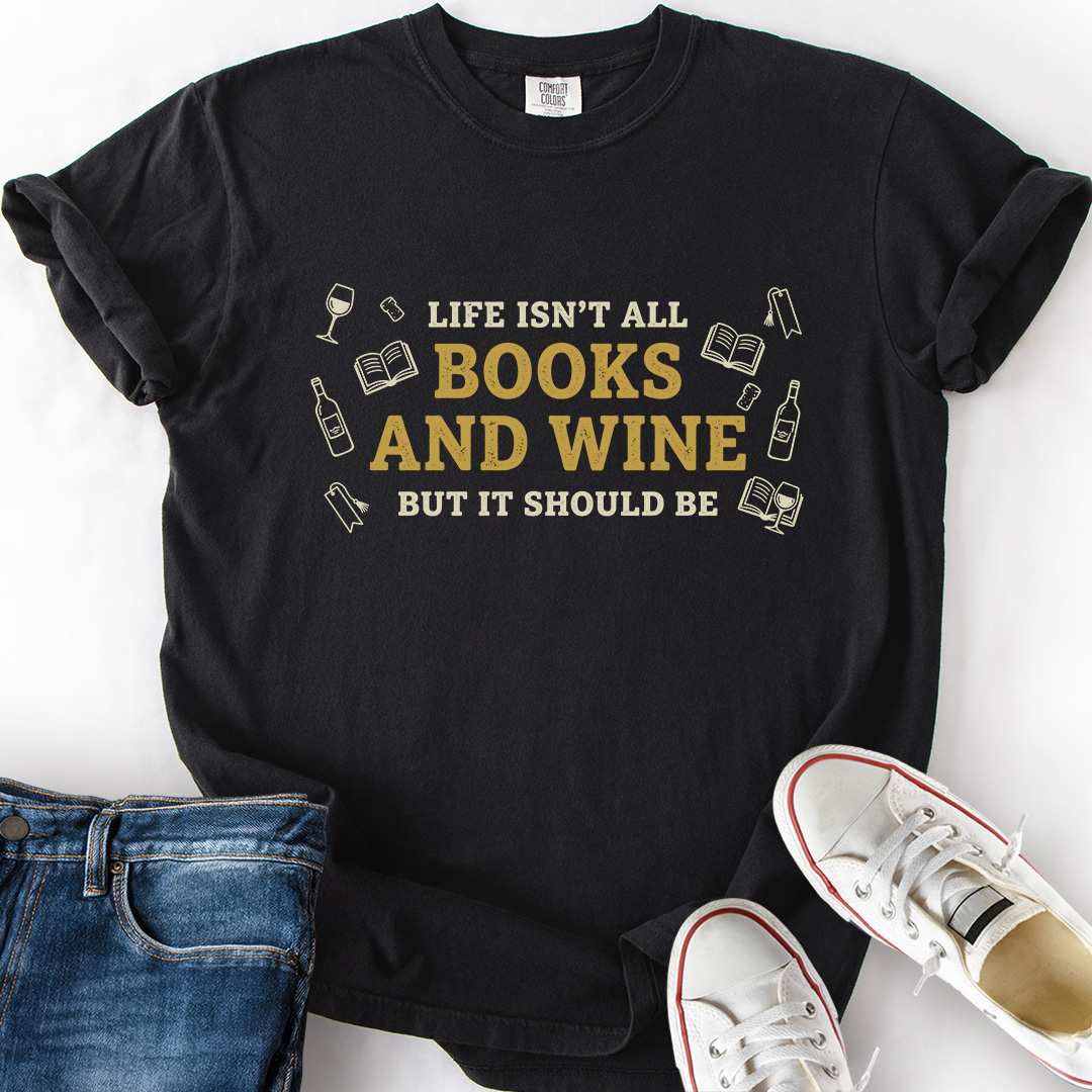 Books And Wine T-Shirt
