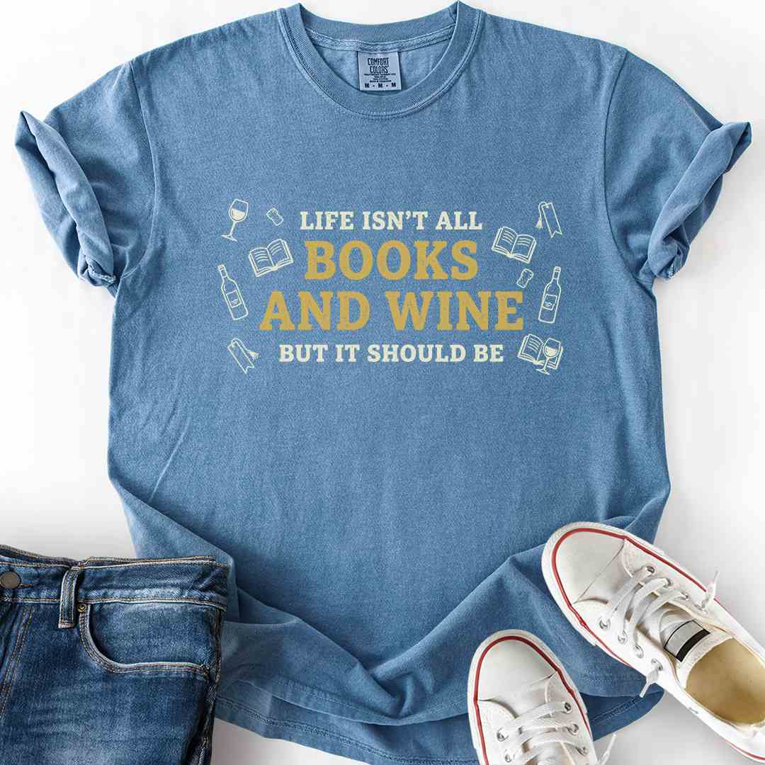 Books And Wine T-Shirt