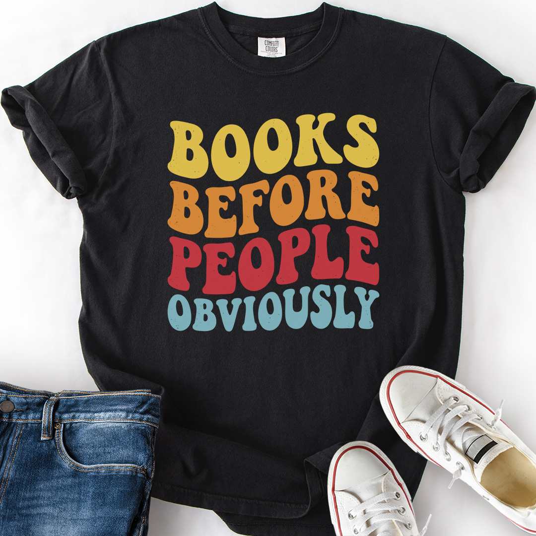 Books Before People T-Shirt