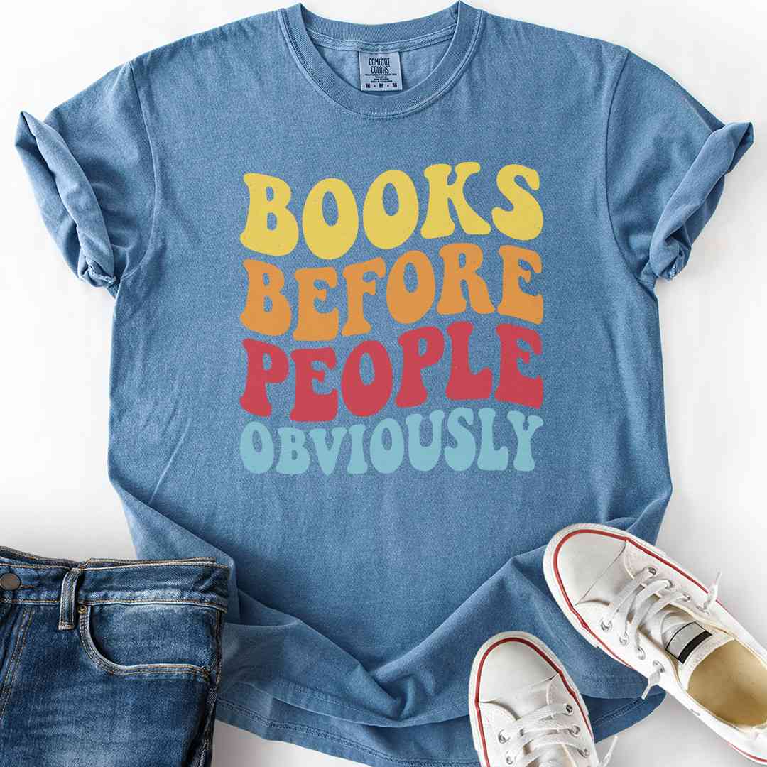 Books Before People T-Shirt