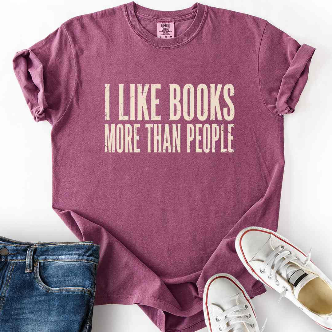 Books More Than People T-Shirt
