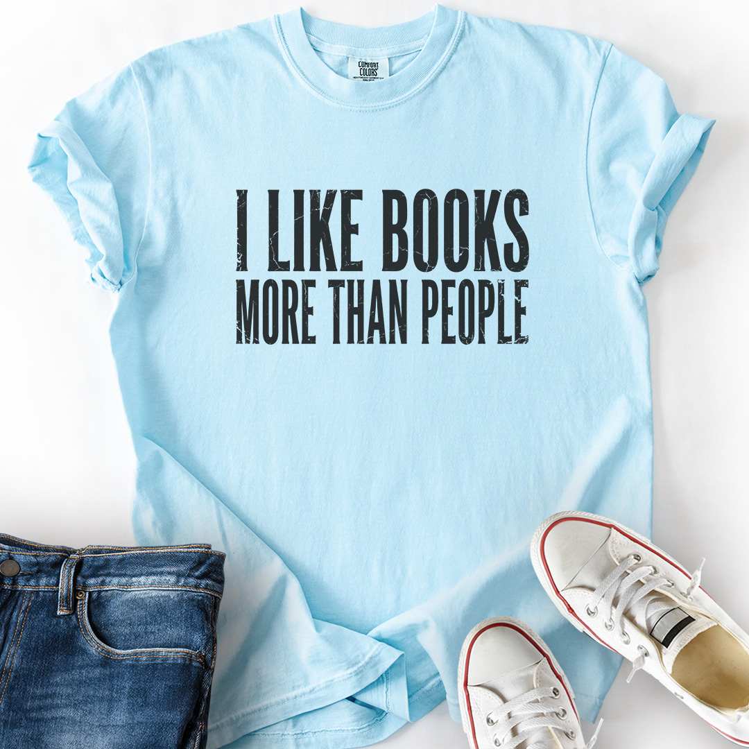 Books More Than People T-Shirt