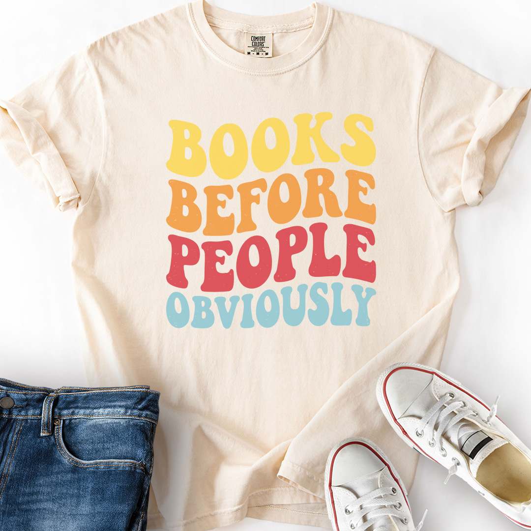 Books Before People T-Shirt
