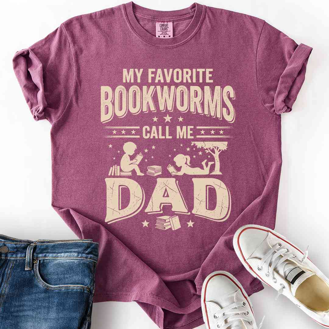 Favorite Bookworms Dad T-Shirt