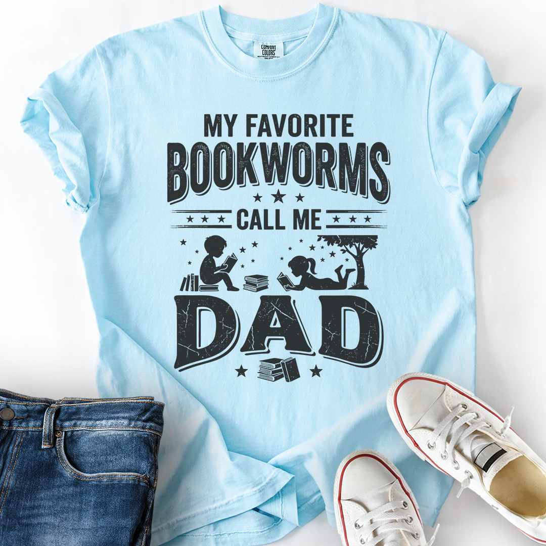 Favorite Bookworms Dad T-Shirt