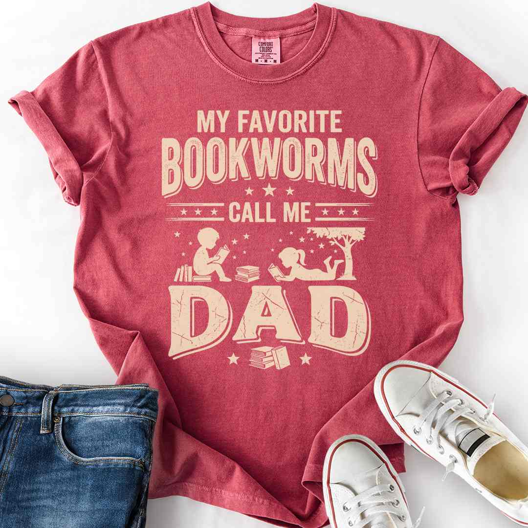 Favorite Bookworms Dad T-Shirt