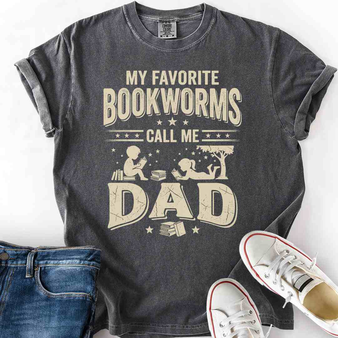 Favorite Bookworms Dad T-Shirt