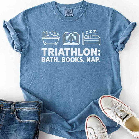Triathlon Bath Books Nap T-Shirt