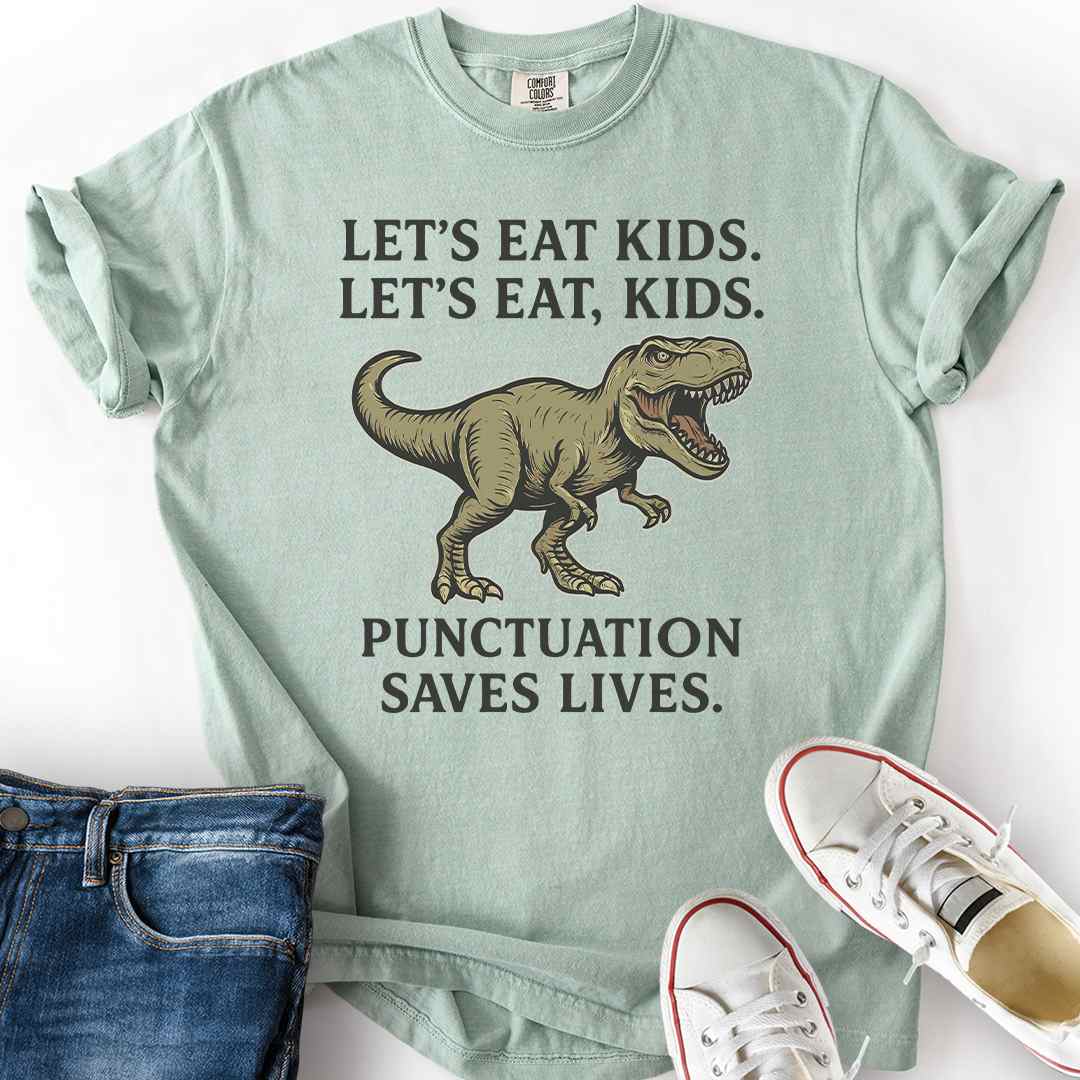 Let's Eat Kids Punctuation T-Shirt