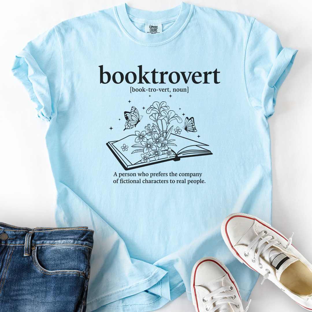 Booktrovert Open Book T-Shirt