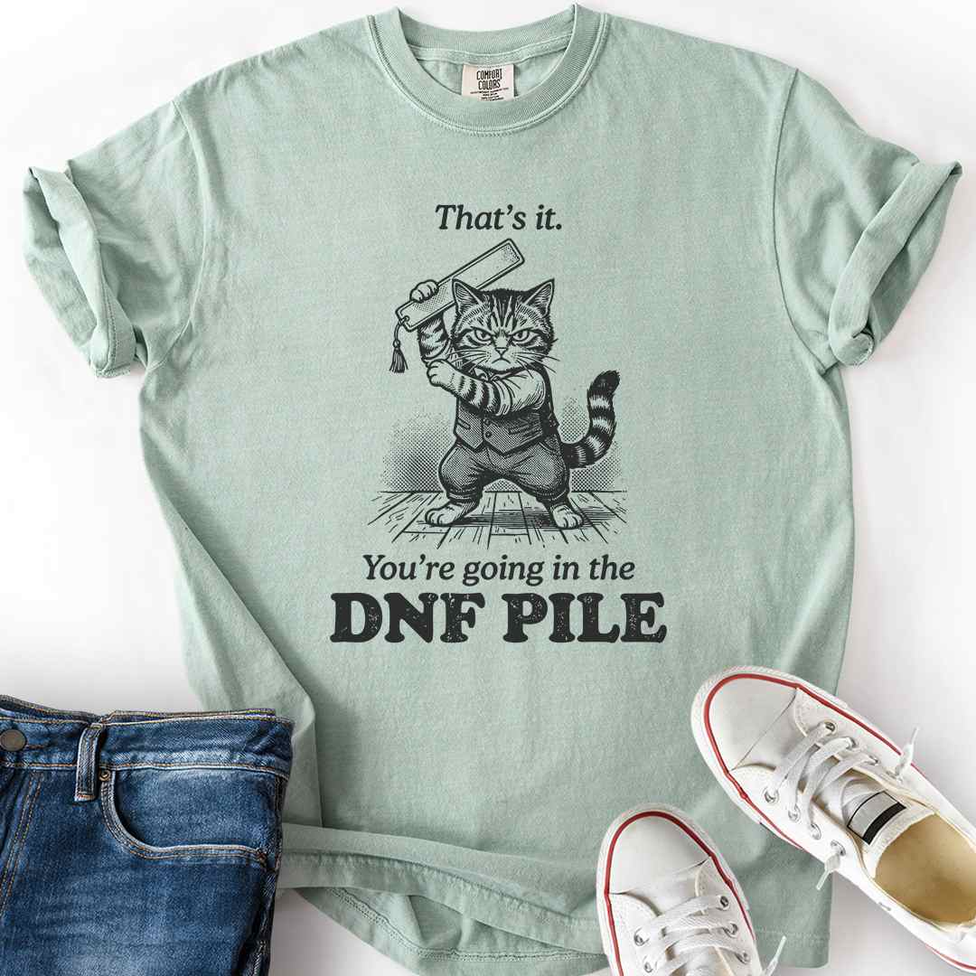 Cat DNF Pile T-Shirt
