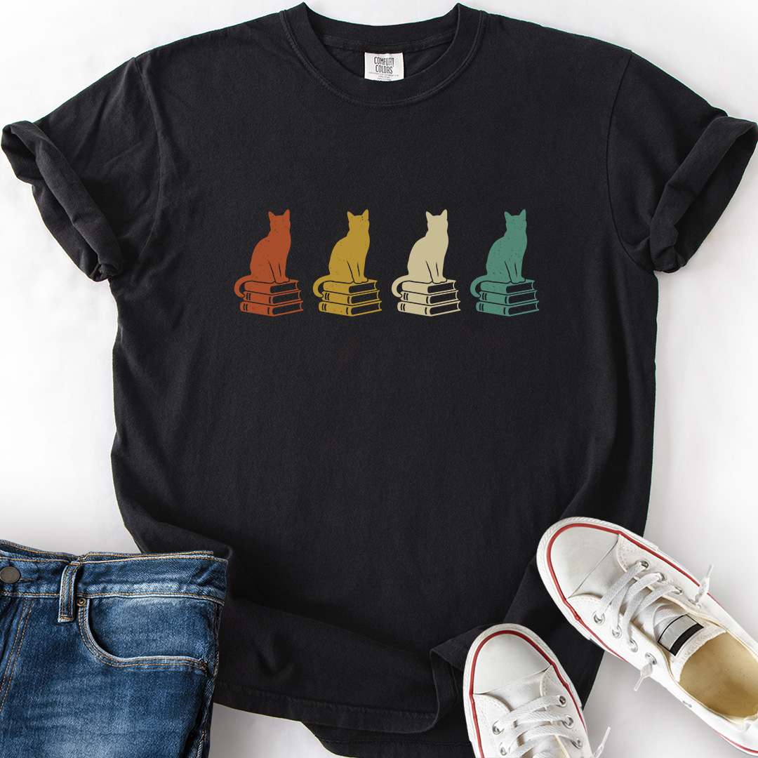 Cat Retro Colors T-Shirt