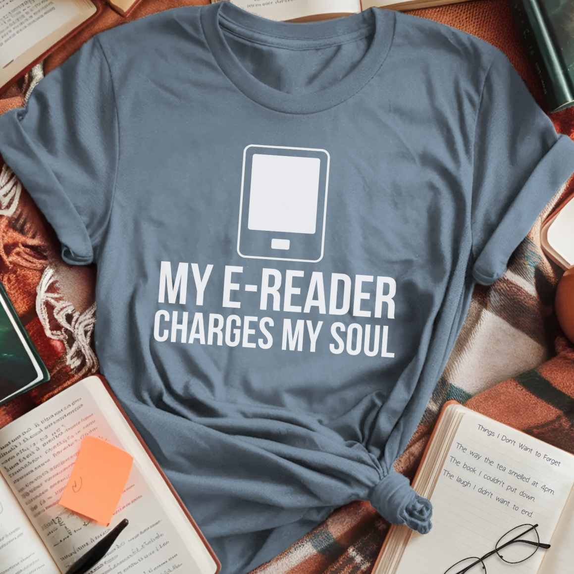 E-Reader Charges Soul T-Shirt