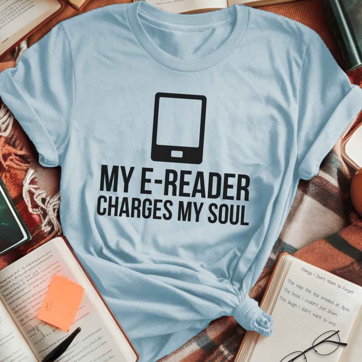 E-Reader Charges Soul T-Shirt
