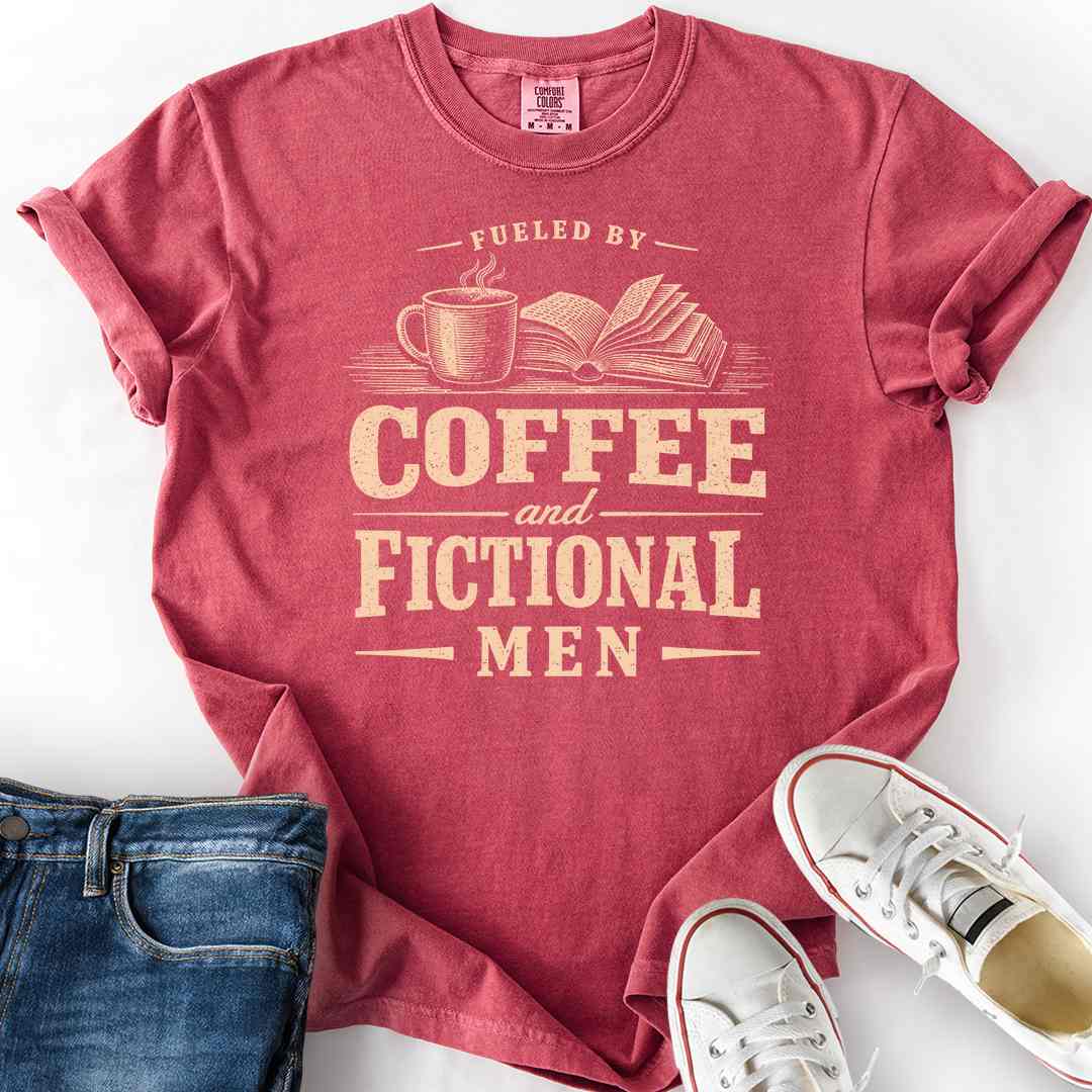 Coffee And Fictional Men T-Shirt