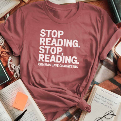 Stop, Reading T-Shirt