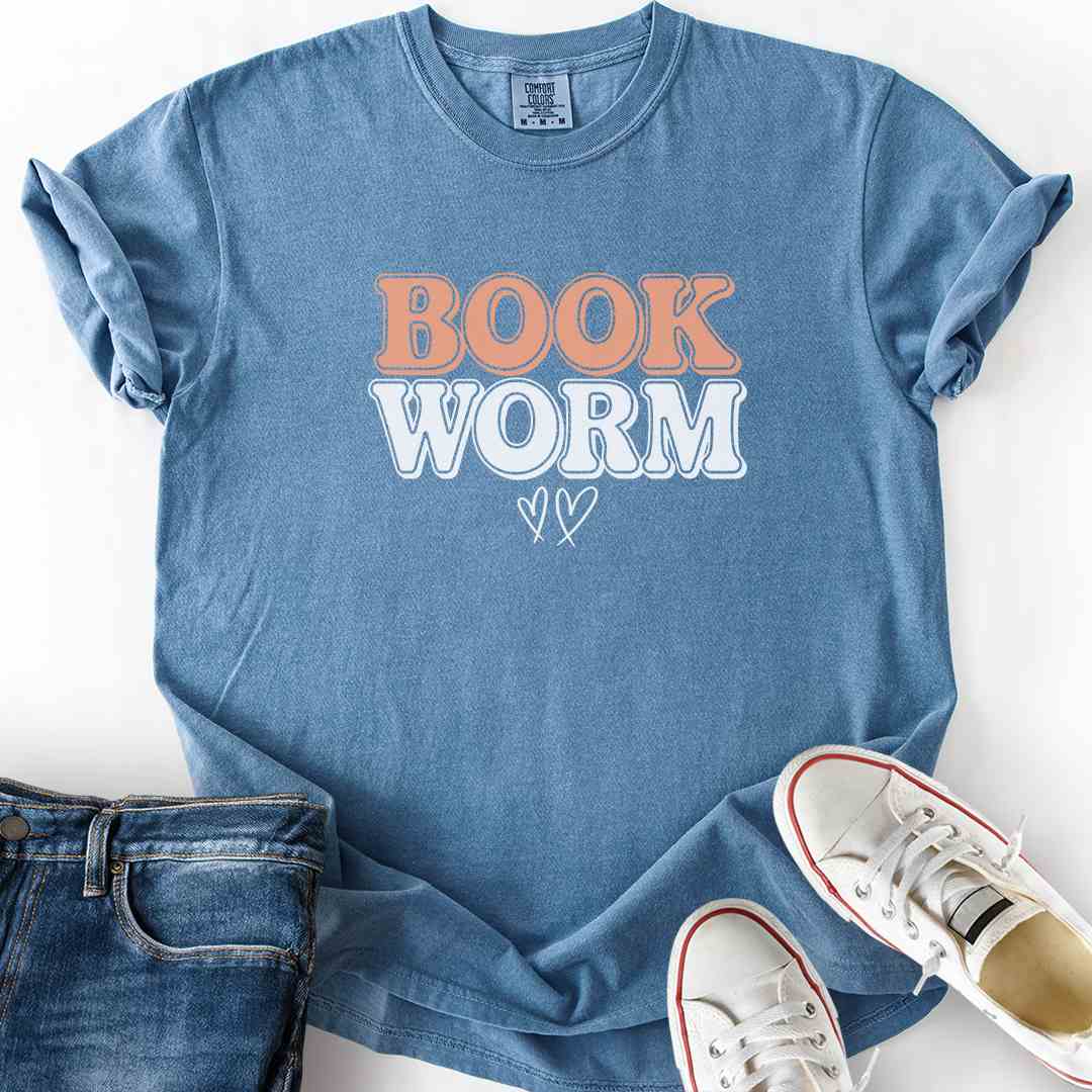 Book Worm Retro T-Shirt