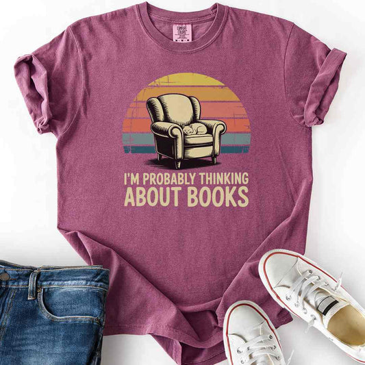 Thinking About Books T-Shirt