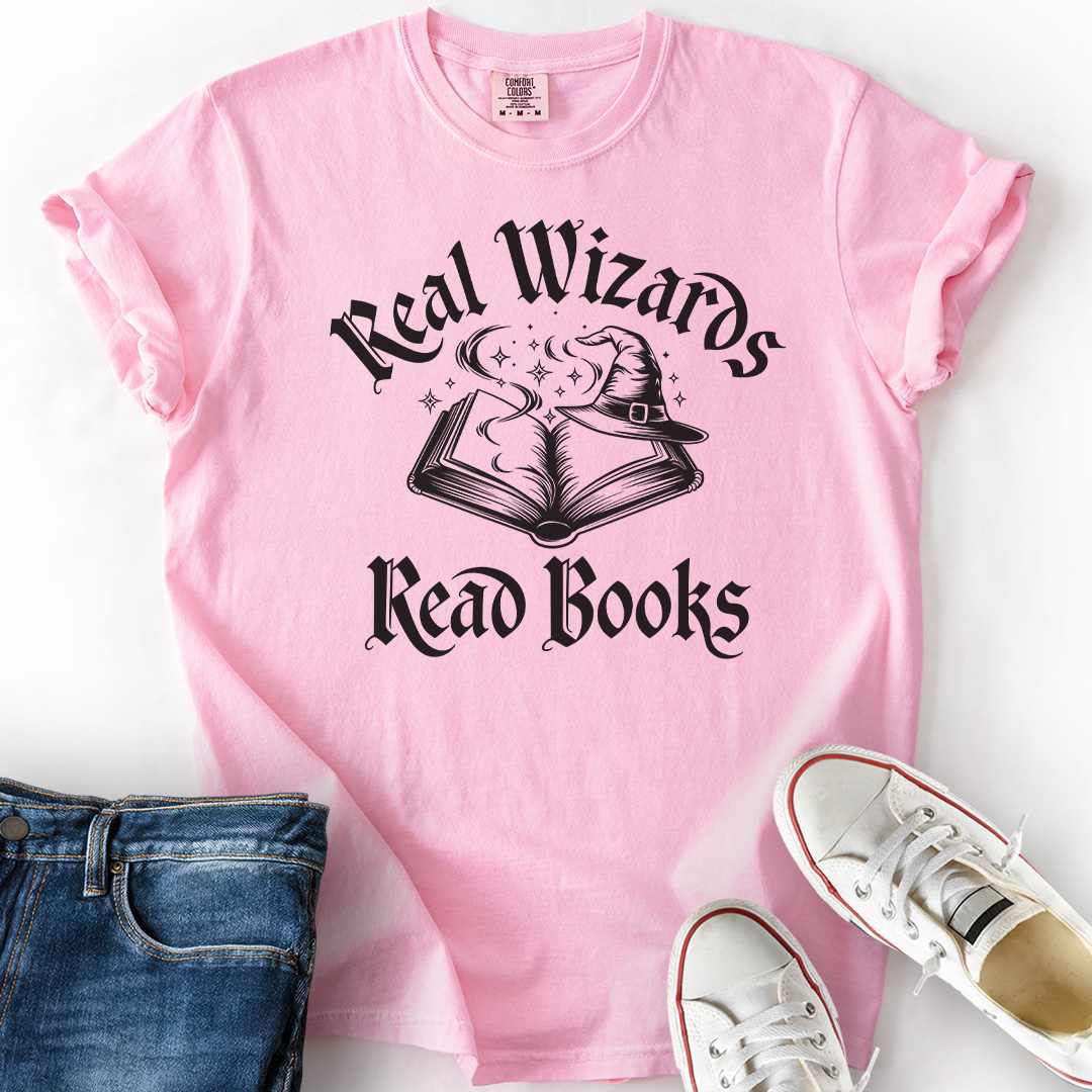 Spell Book Wizard T-Shirt
