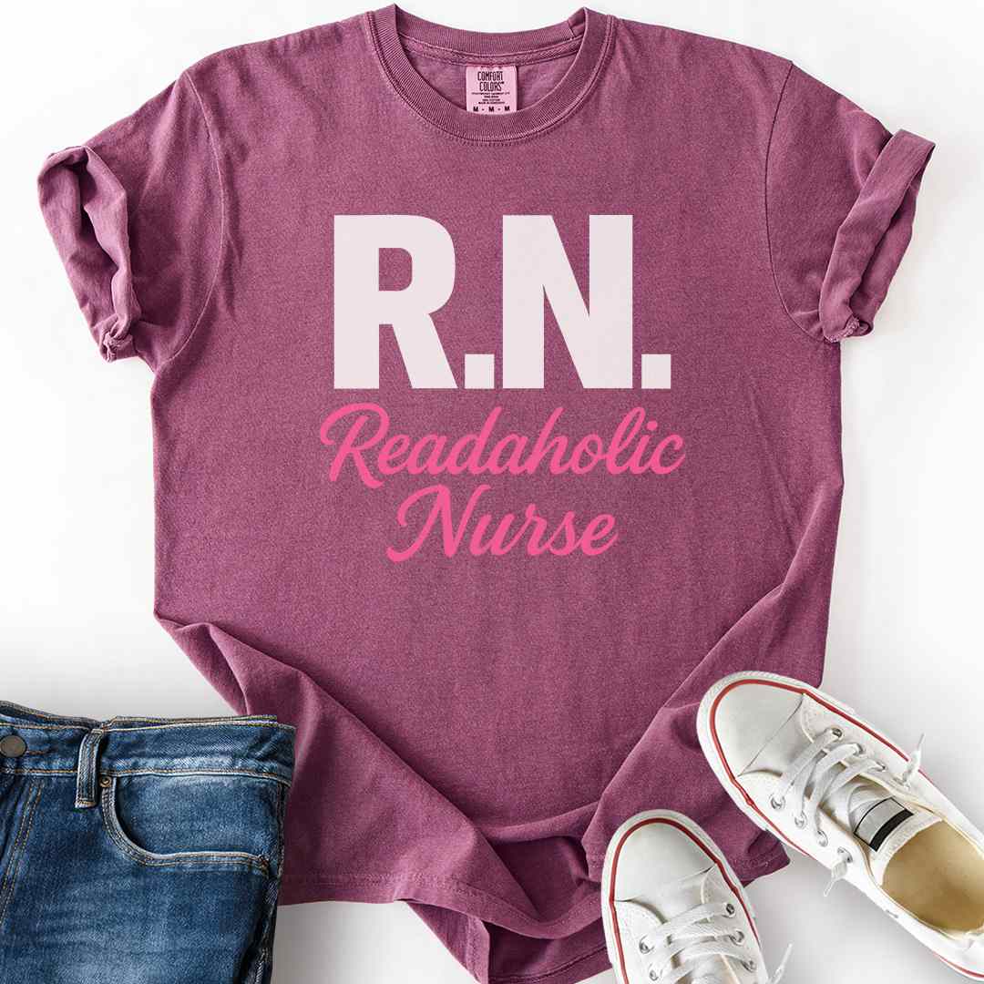 Readaholic Nurse T-Shirt