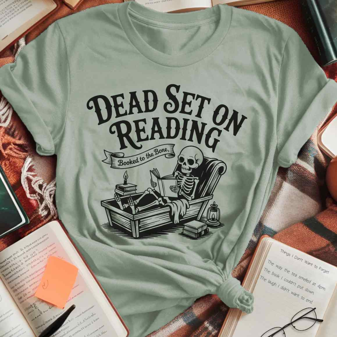 Dead Set On Reading T-Shirt