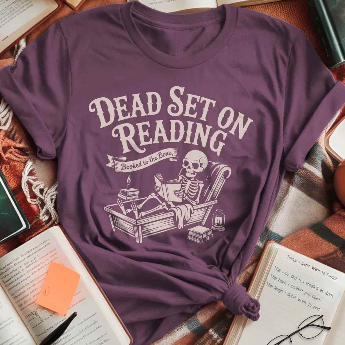 Dead Set On Reading T-Shirt