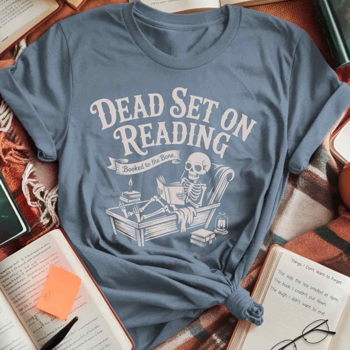 Dead Set On Reading T-Shirt