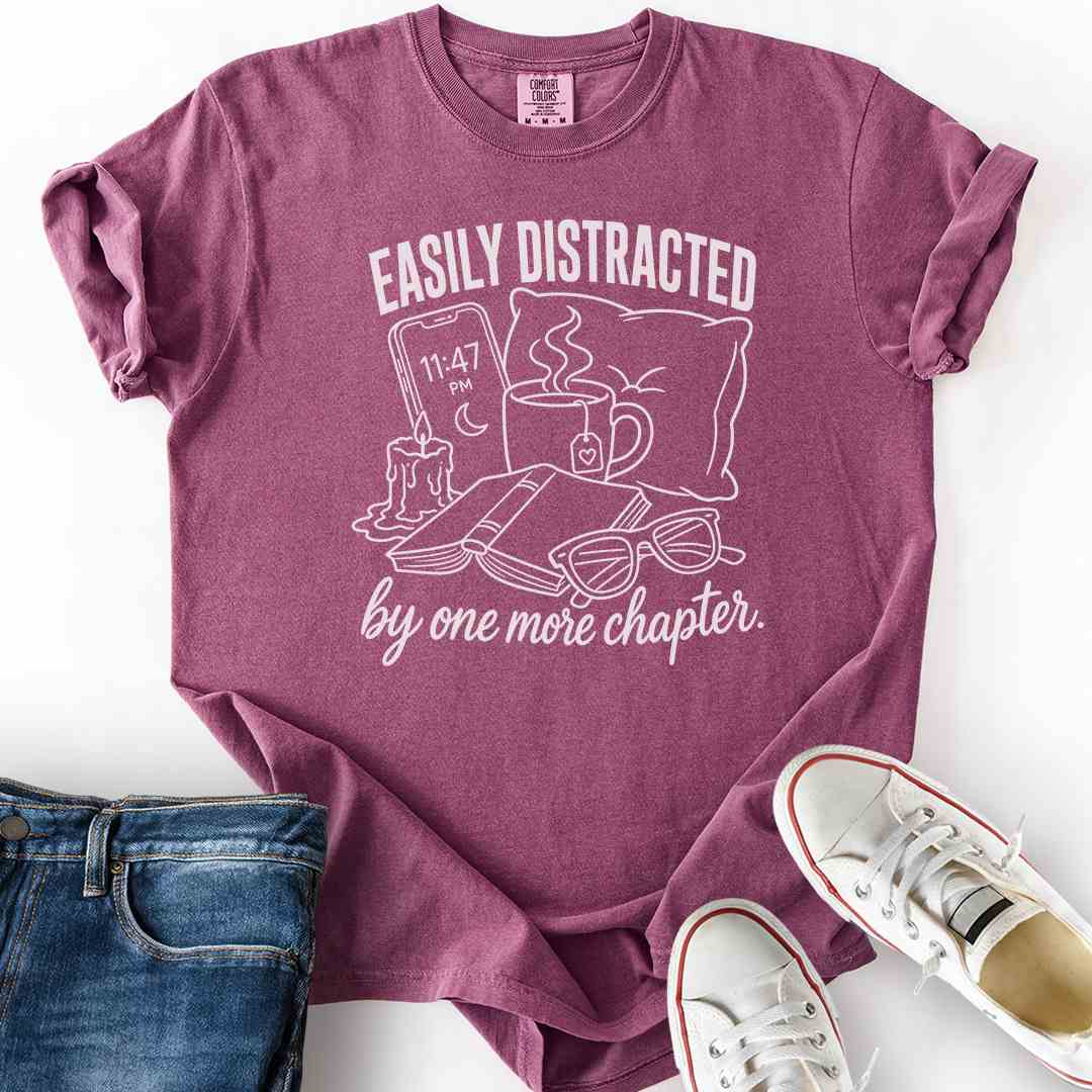 Distracted By Chapter Line T-Shirt