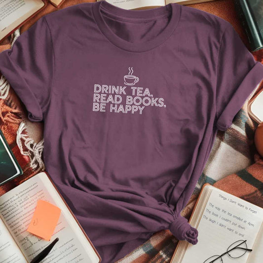 Drink Tea Read Books T-Shirt