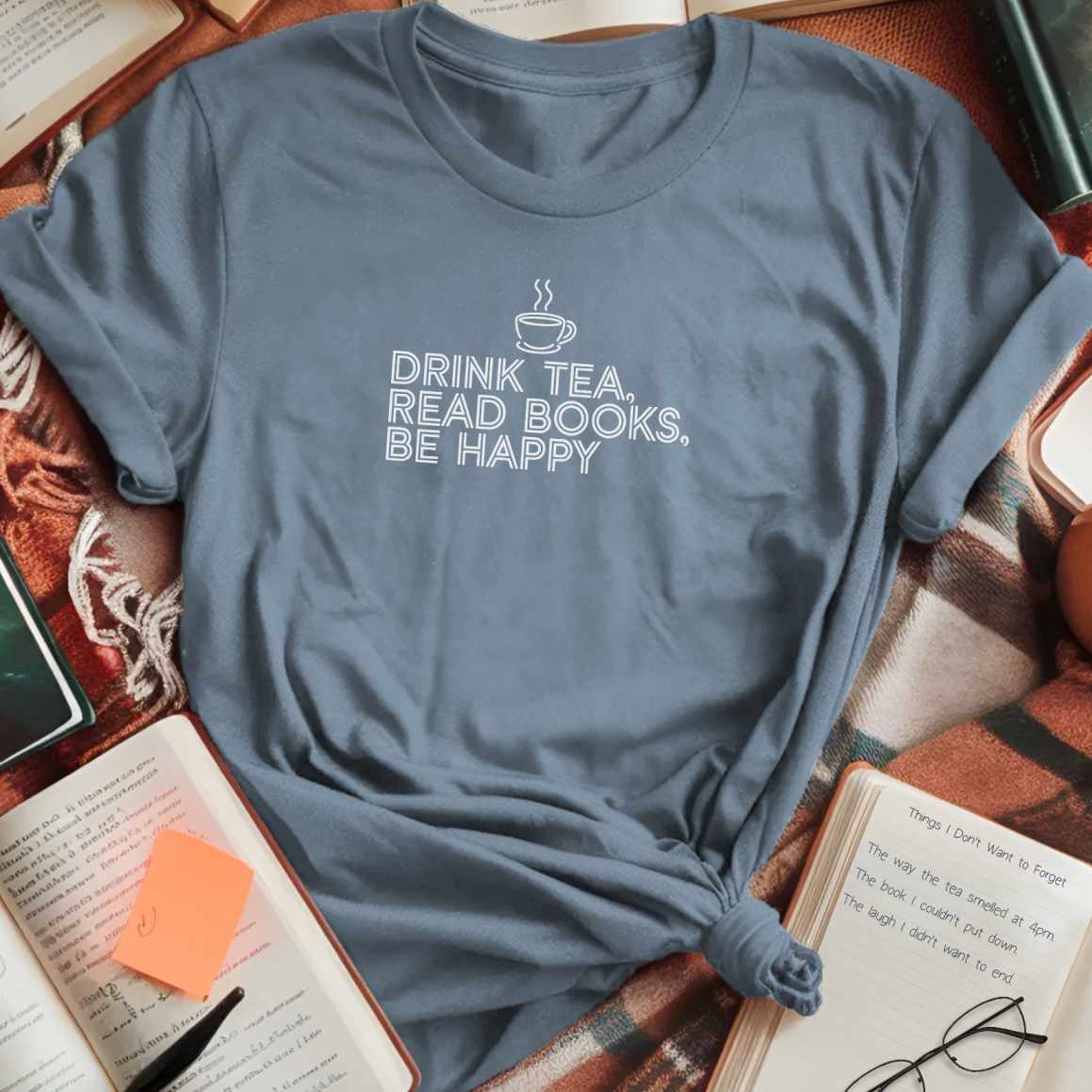 Drink Tea Read Books T-Shirt