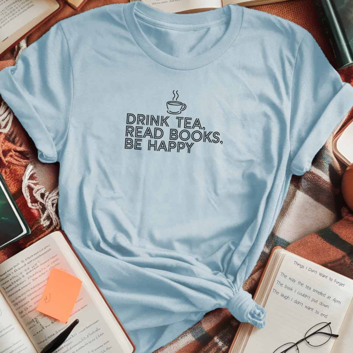 Drink Tea Read Books T-Shirt