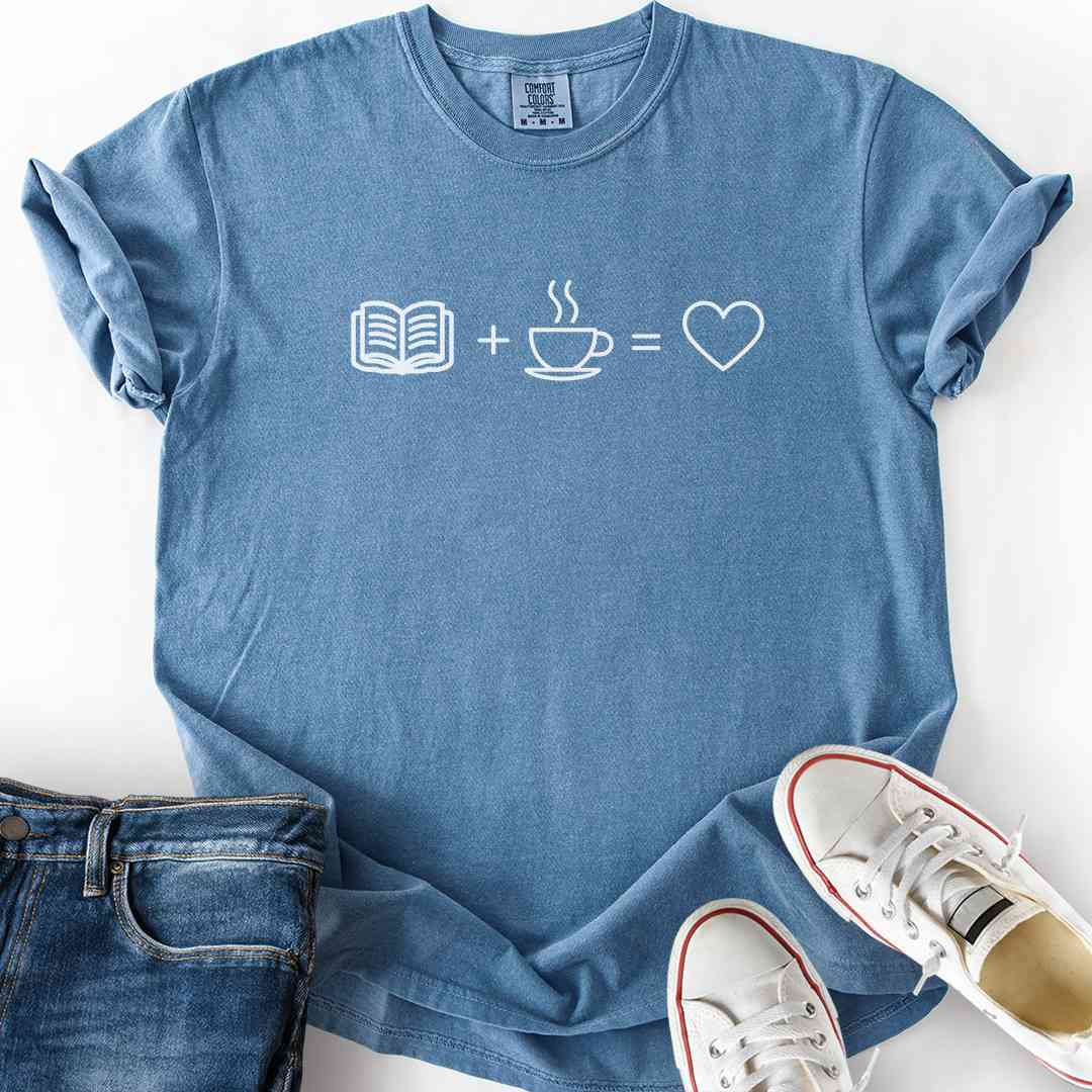 Book + Coffee = Love T-Shirt