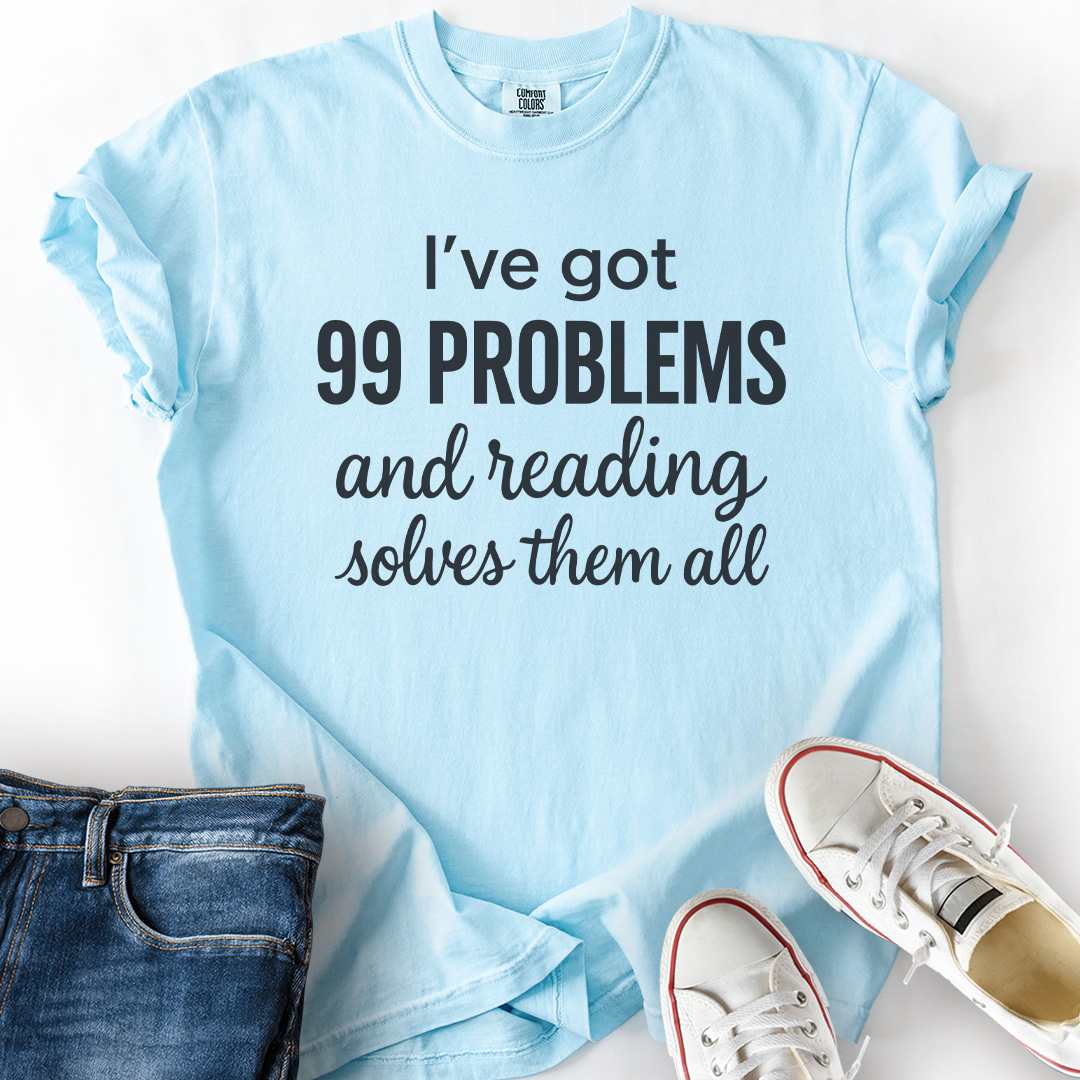 Reading Solves Them All T-Shirt